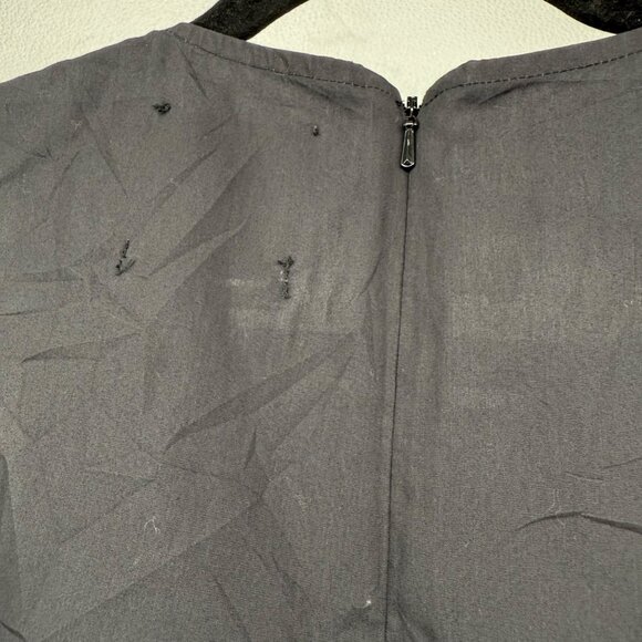 Prose & Poetry Black Sleeveless Tie-Front Cotton Top,  S - Picture 7 of 11